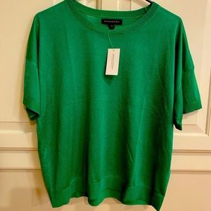 NWT Shimmer Short Sleeve Sweater